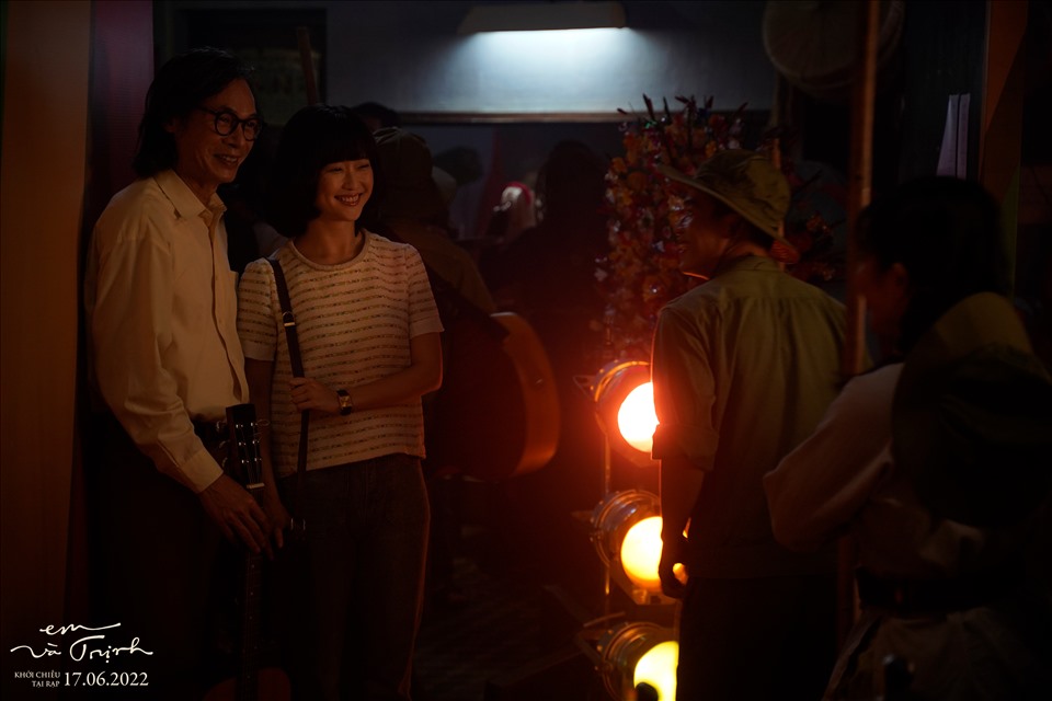 Mối tình của Trịnh Công Sơn và cô gái Nhật được tái hiện trên màn ảnh. Ảnh: NSCC.