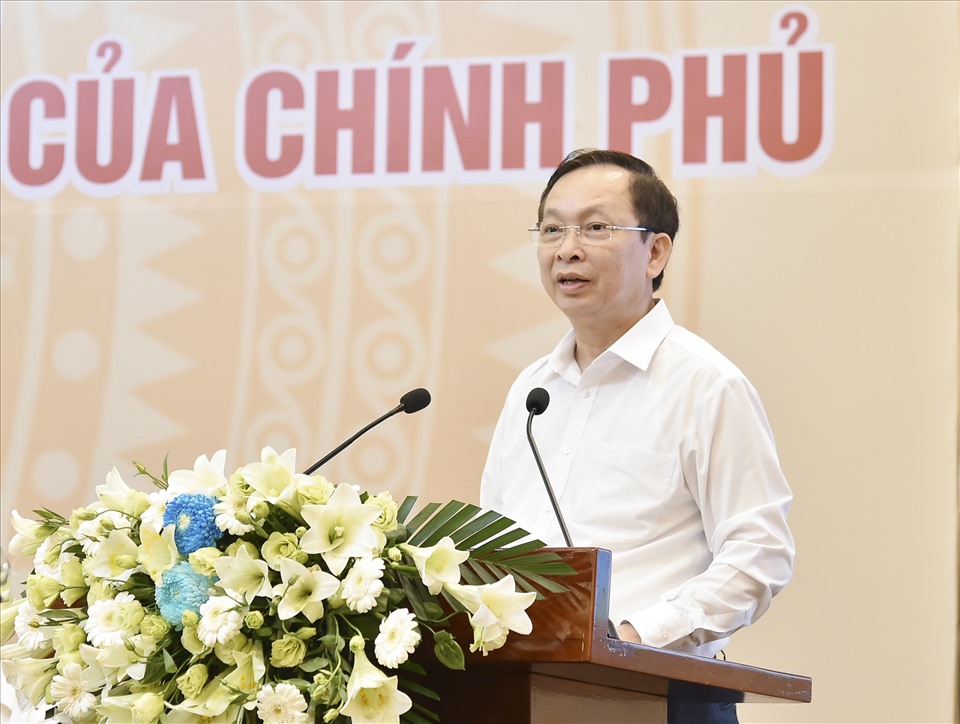 Phó Thống đốc Thường trực NHNN Đào Minh Tú phát biểu tại Hội nghị.