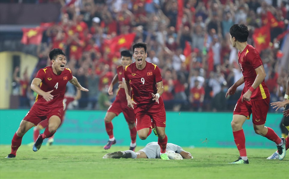 U23 Việt Nam được kì vọng sẽ thay đổi lịch sử trước U23 Thái Lan ở trận chung kết SEA Games 3 diễn ra vào tối nay. Ảnh: VFF