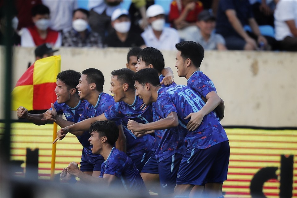 Trong khi U23 Thái Lan thể hiện sức mạnh bằng những chiến thắng ấn tượng. Ảnh Hải Nguyễn