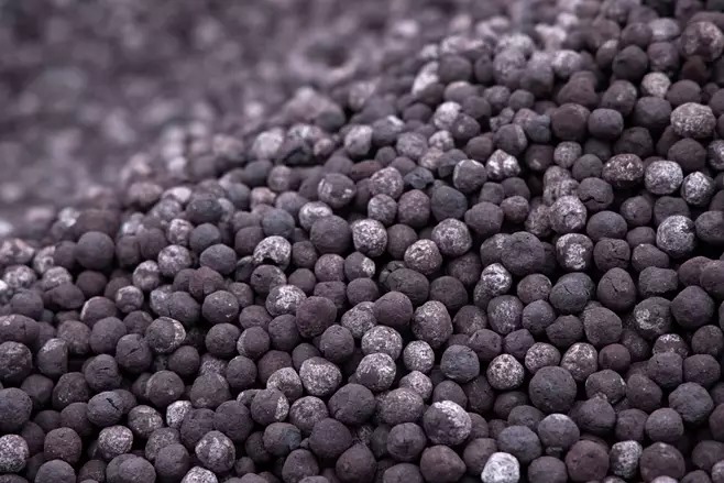 Iron ore pellets.  Photo: Getty