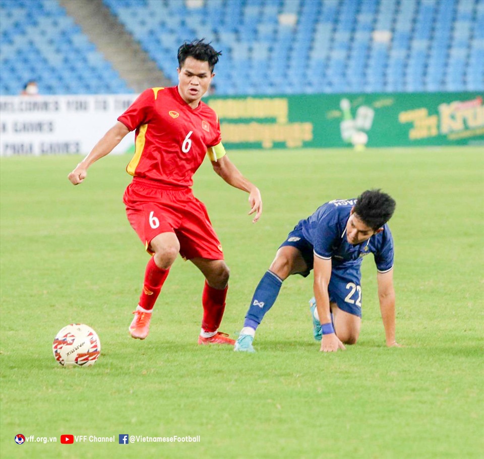 U23 Việt Nam 2 lần đánh bại U23 Thái Lan ở giải U23 Đông Nam Á 2022. Ảnh: VFF