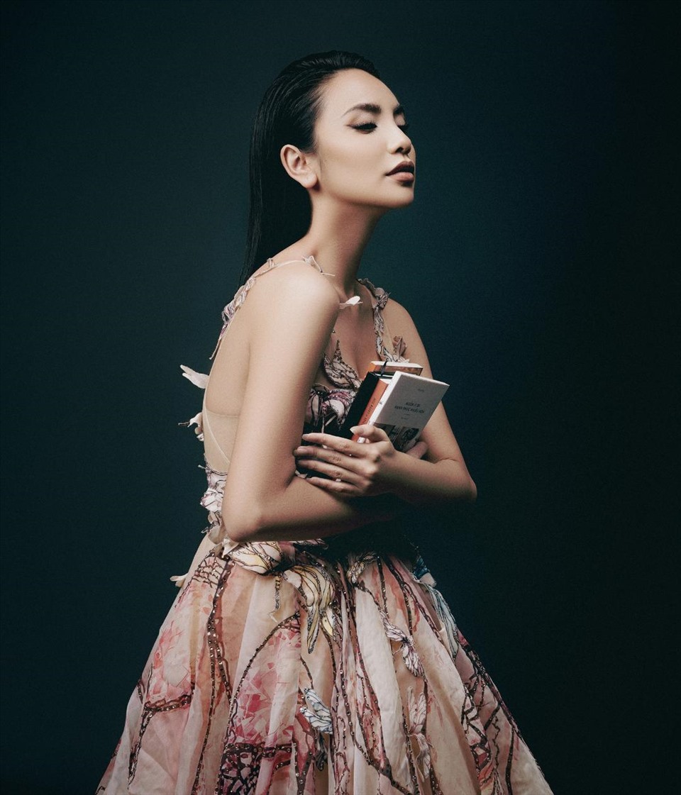 Bùi Linh Chi gây chú ý tại cuộc thi “Hoa hậu Hoàn vũ Việt Nam 2022”. Ảnh: NVCC