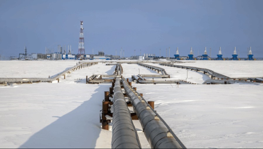 Đường “Sức mạnh Siberia” dẫn khí đốt từ vùng Siberia của Nga sang Trung Quốc, vận hành từ tháng 12.2019. Ảnh: Gazprom