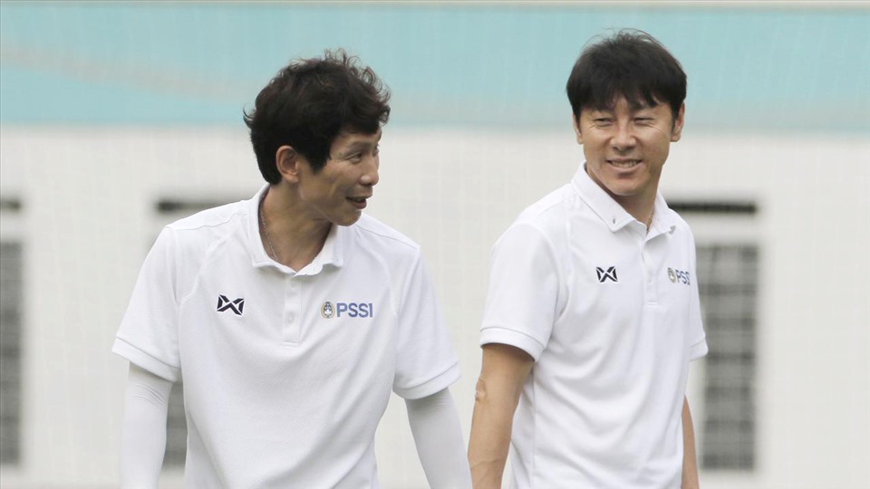 Huấn luyện viên Gong Oh-kyun từng là trợ lý của huấn luyện viên Shin Tae-yong tại đội tuyển Hàn Quốc. Ảnh: PSSI