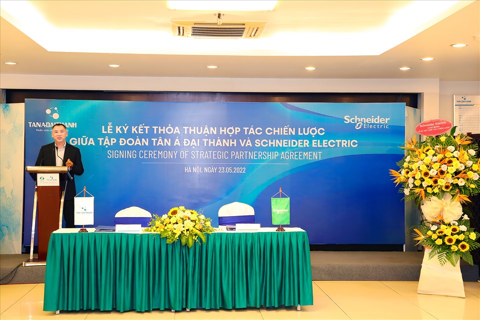Ông Đồng Mai Lâm, Tổng Giám đốc Schneider Electric Việt Nam & Campuchia phát biểu tại sự kiện.