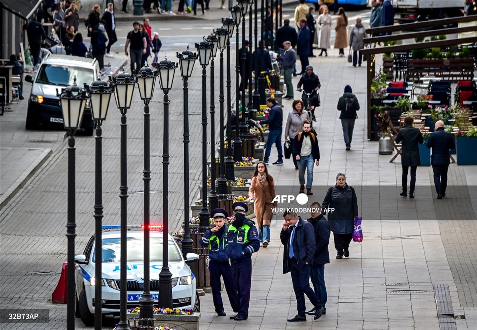 A street in the center of Moscow, Russia.  Photo: AFP