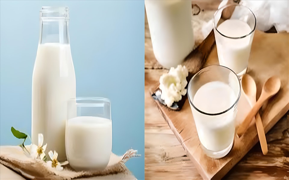 Sữa: Sữa cung cấp hỗn hợp protein tiêu hóa nhanh và chậm, carbohydrate và chất béo. Nhờ đó sữa rất có lợi cho sự phát triển cơ bắp. Một số nghiên cứu chỉ ra cơ bắp sẽ tăng lên, cơ thể sẽ săn chắc hơn khi uống sữa kết hợp với tập luyện thể chất.