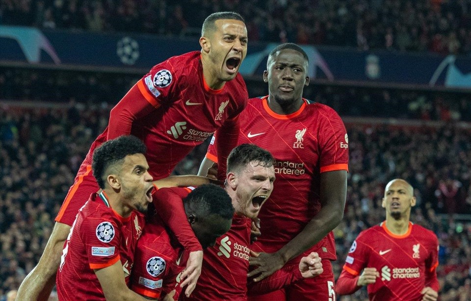 Liverpool đã ghi tới 28 bàn trong hành trình vào chung kết. Ảnh: AFP
