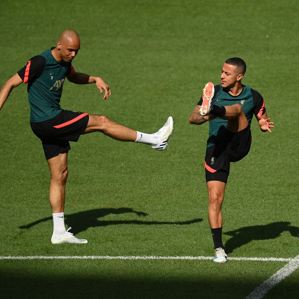 Fabinho và Thiago sẽ ra sân ngay từ đầu? Ảnh: AFP
