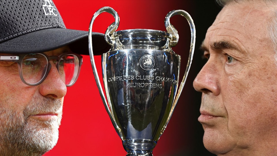 Real Madrid của Ancelotti (phải) là vua ngược dòng tại Champions League mùa này. Ảnh: Sky Sports
