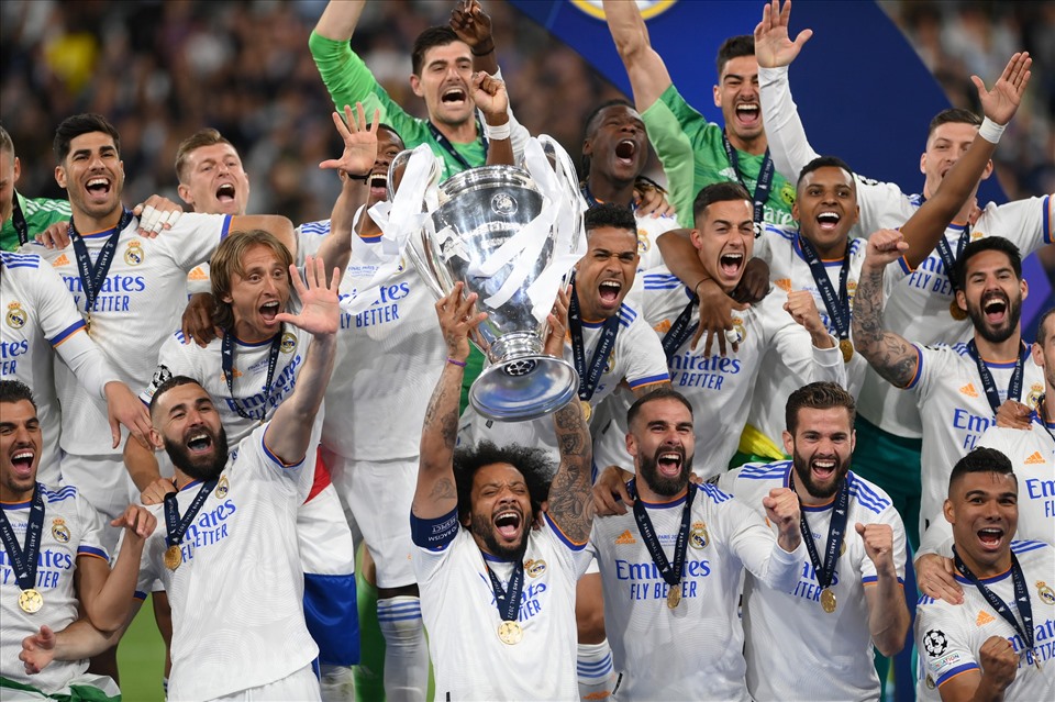 Đội hình hiện tại của Real Madrid có quá nhiều cái tên để kì vọng trong tương lai gần. Ảnh: UEFA
