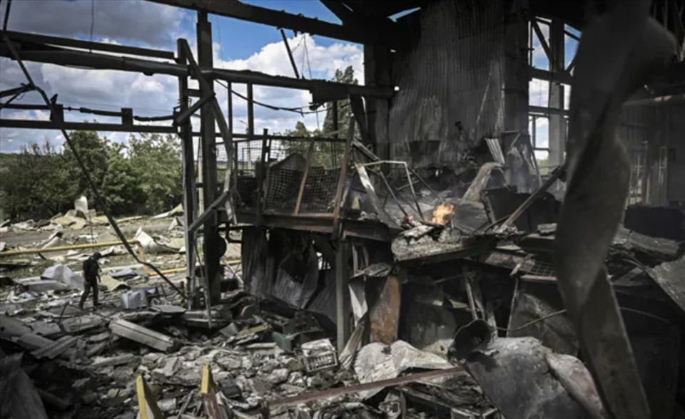 Ukraina thừa nhận mất Liman. Ảnh: AFP