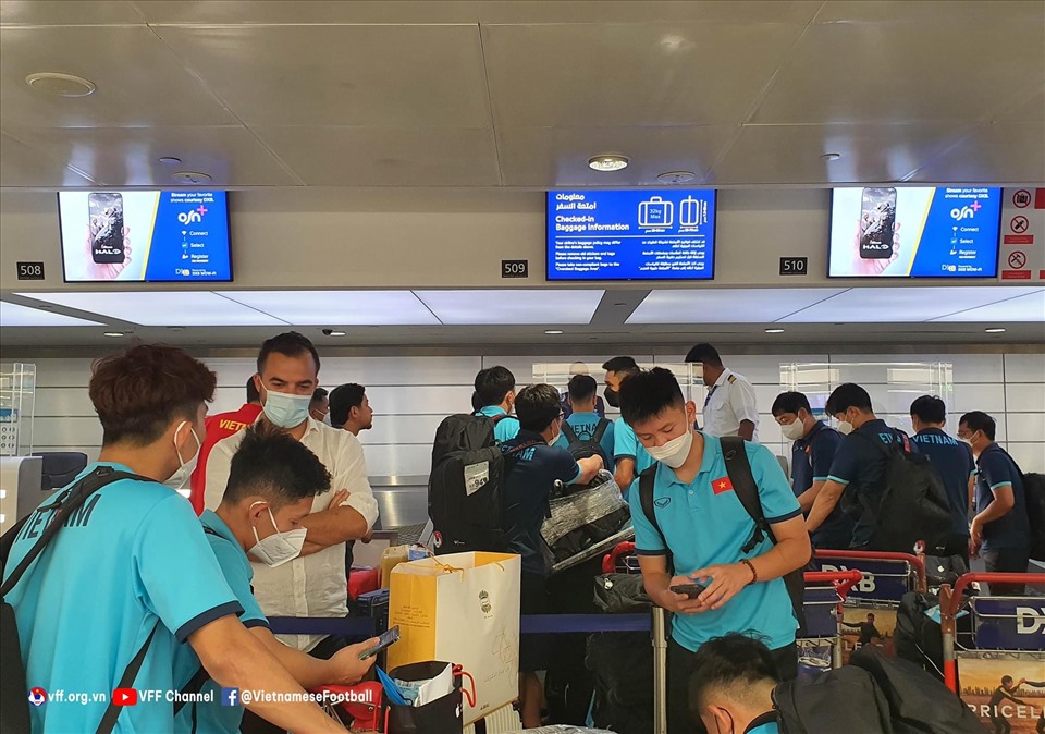 U23 Việt Nam lên đường sang Uzbekistan. Ảnh: VFF