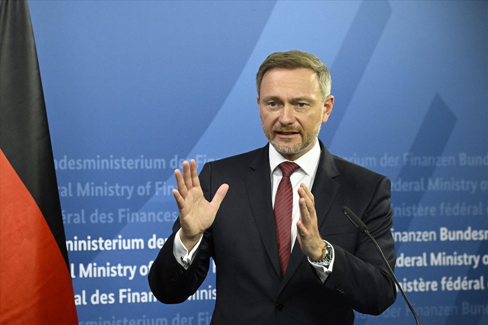 Bộ trưởng Tài chính Christian Lindner. Ảnh: AFP