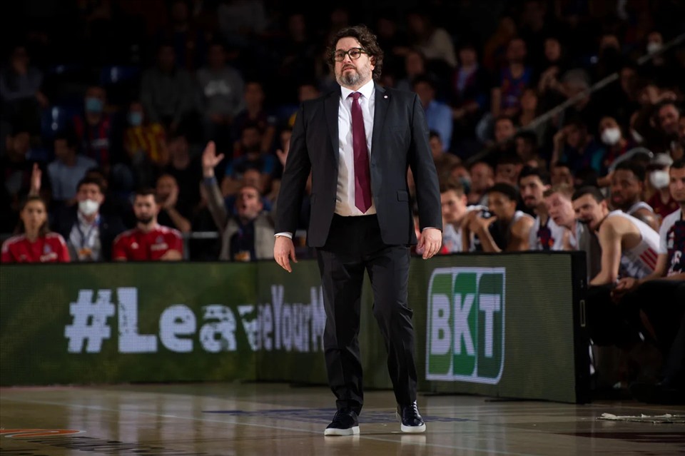Huấn luyện viên Trinchieri đã quá nổi tiếng trong giới bóng rổ tại Châu Âu với một sự nghiệp thành công. Ảnh: Bilic Sport