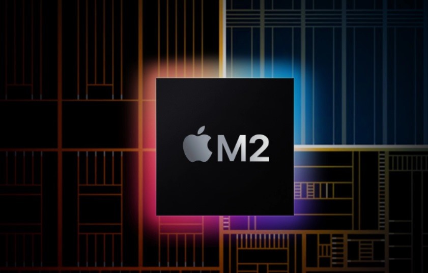 Chip M2, bộ vi xử lý đáng mong chờ của Apple. Ảnh: Apple