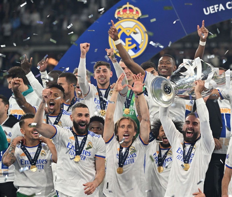 Real Madrid dù ở thời nào cũng mạnh tại Champions League. Ảnh: AFP