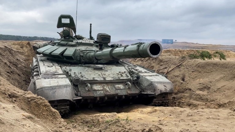 Khí tài quân sự tham gia cuộc tập trận chung “Union Resolve” giữa Nga và Belarus hồi tháng 2.2022. Ảnh: Bộ Quốc phòng Nga