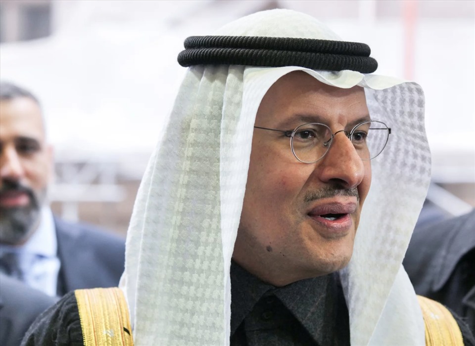Bộ trưởng Năng lượng Saudi Arabia, Hoàng tử Abdulaziz bin Salman đến dự cuộc họp của OPEC tại Vienna, Áo, năm 2019. Ảnh: AFP