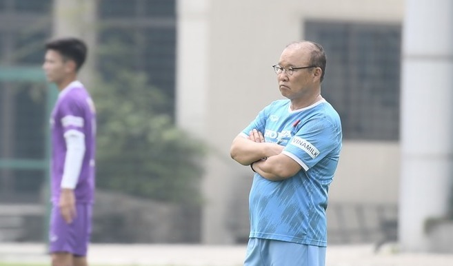 Huấn luyện viên Park Hang-seo sẽ đưa ra những tính toán hợp lý cho sơ đồ chiến thuật của U23 Việt Nam. Ảnh: Minh Hiếu