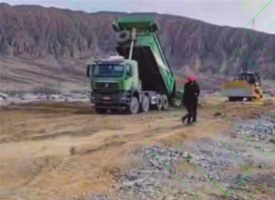 Several automated machines will be used in the construction of the Yangqu Dam using 3D printing technology.  Photo: Tsinghua University