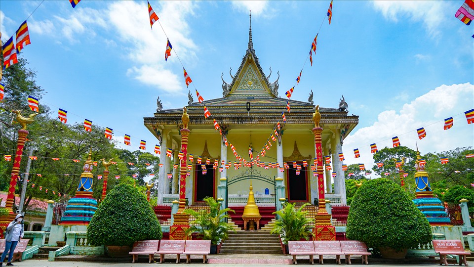 Kiến trúc mang đậm văn hóa của dân tộc Khmer