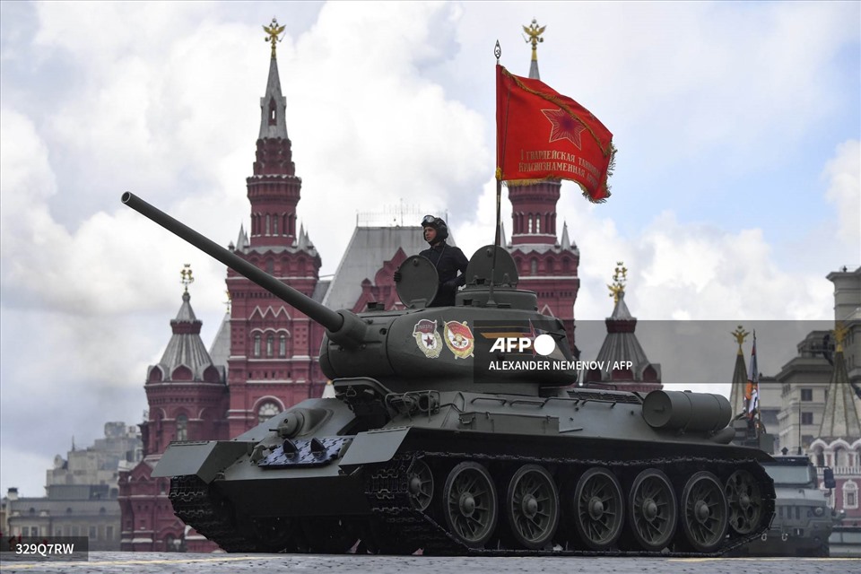 Xe tăng huyền thoại T-34. Ảnh: AFP