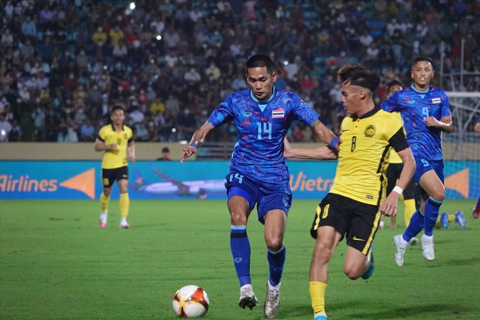 U23 Thái Lan thua thất vọng U23 Malaysia ngày ra quân. Ảnh: Nguyễn Đăng