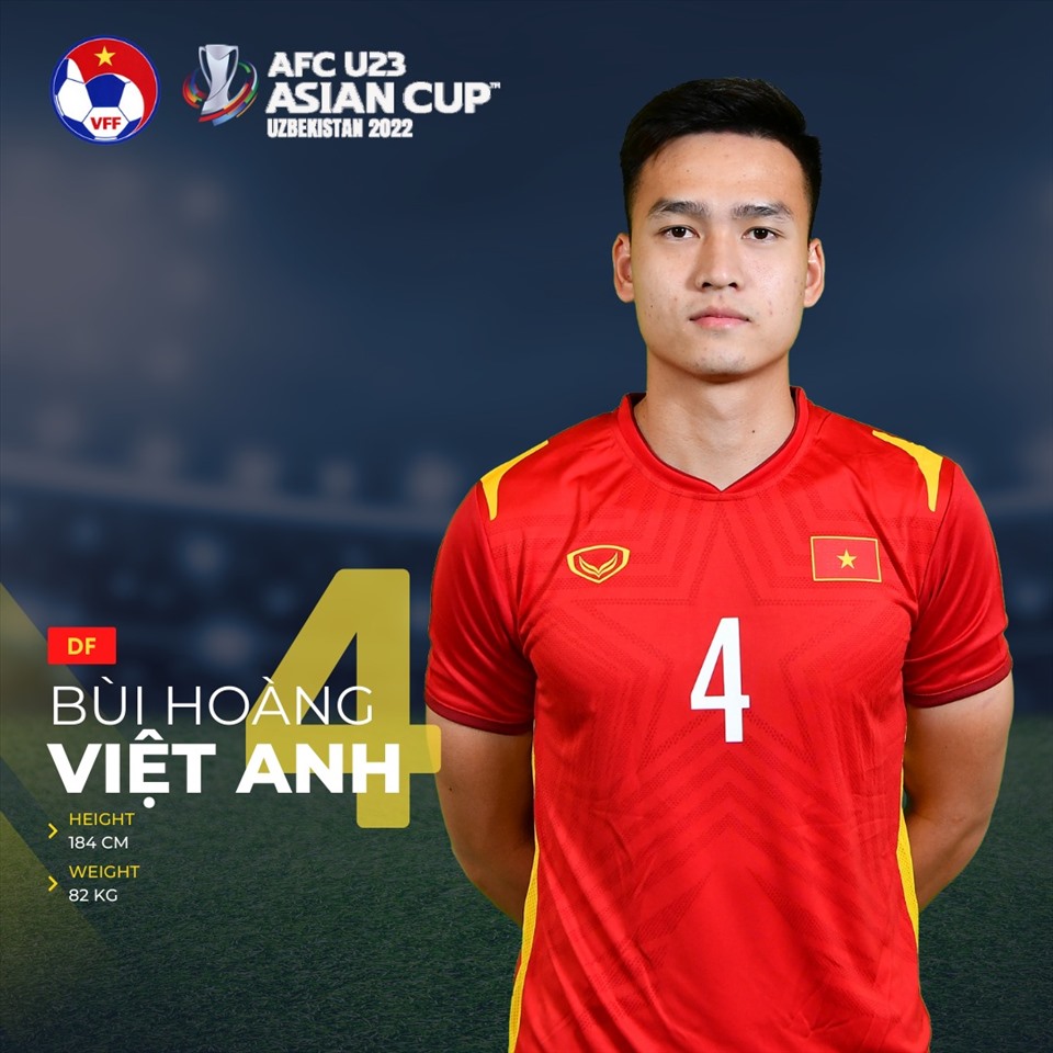 Hậu vệ Bùi Hoàng Việt Anh.