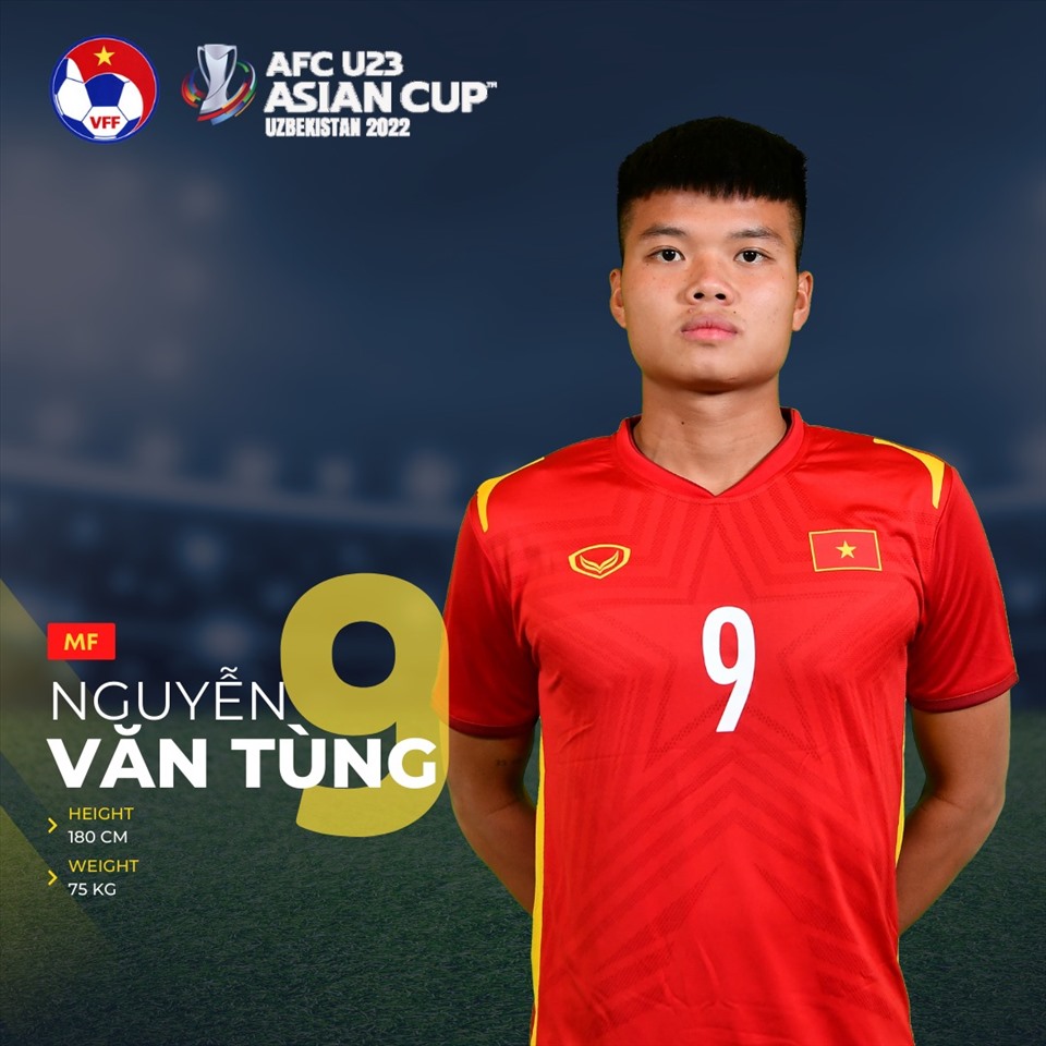 Tiền vệ Nguyễn Văn Tùng.
