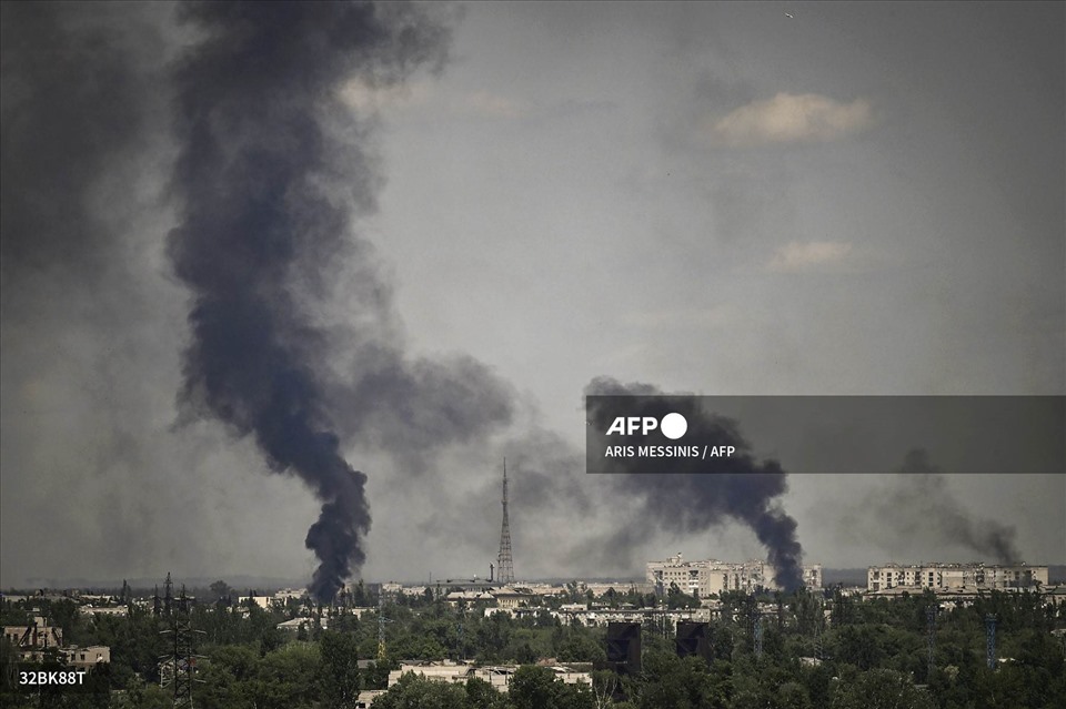 Fierce fighting in Severodonetsk on May 30, 2022.  Photo: AFP