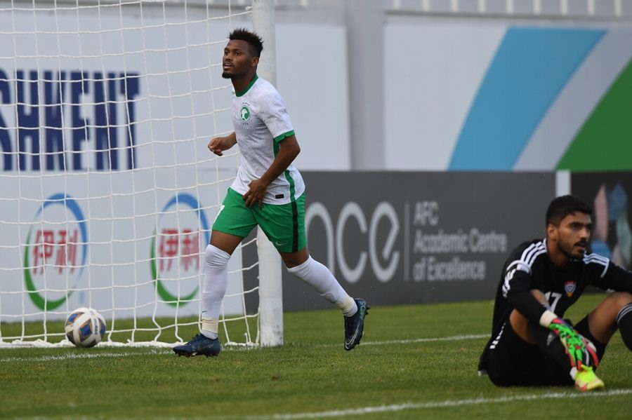 U23 Saudi Arabia đấu U23 Việt Nam ở tứ kết. Ảnh: AFC