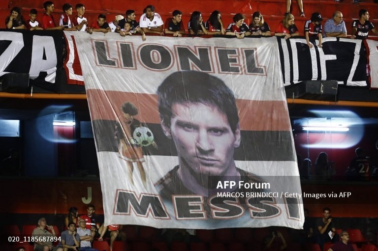 Người dân ở Rosario luôn chờ đợi Messi hồi hương. Ảnh: AFP