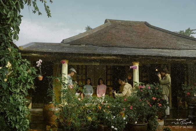 Những ngôi nhà cổ mang đậm kiến trúc Huế.