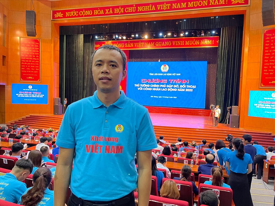 Ông Bùi Văn Trường - Chủ tịch Công đoàn Công ty TNHH Luxshare-ICT Vân Trung.