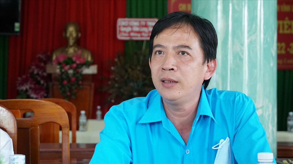 Ông Trần Hữu Lộc, Phó chủ tịch Công đoàn cơ sở Công ty trách nhiệm hữu hạn Tỷ Xuân, Vĩnh Long.