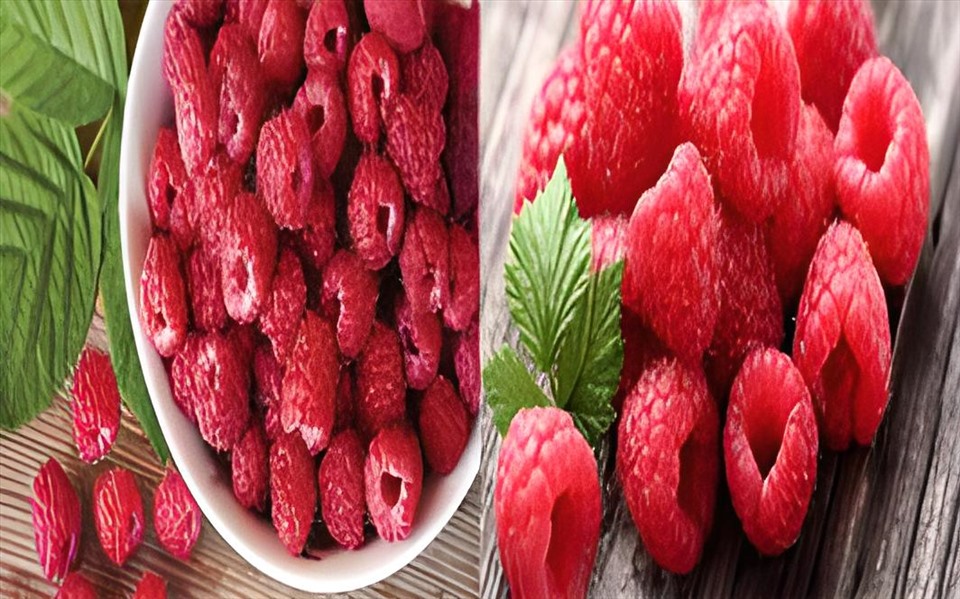 Quả mâm xôi: Mâm xôi có hàm lượng chất chống oxy hóa cao, có tác dụng ngăn ngừa bệnh ung thư. Ngoài ra, quả mâm xôi còn làm giảm căng thẳng, giúp cải trí nhớ và tâm trạng, loại bỏ các protein độc hại liên quan đến rối loạn chức năng não nhờ các flavonoid.