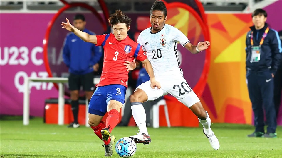 U23 Nhật Bản từng thắng U23 Hàn Quốc ở chung kết U23 Châu Á năm 2016. Ảnh: AFC