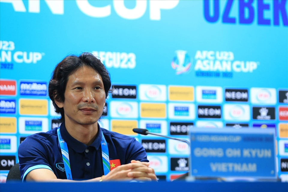 Huấn luyện viên Gong Oh-kyun đã có sự kế thừa tốt thành công mà ông Park để lại tại U23 Việt Nam. Ảnh: VFF