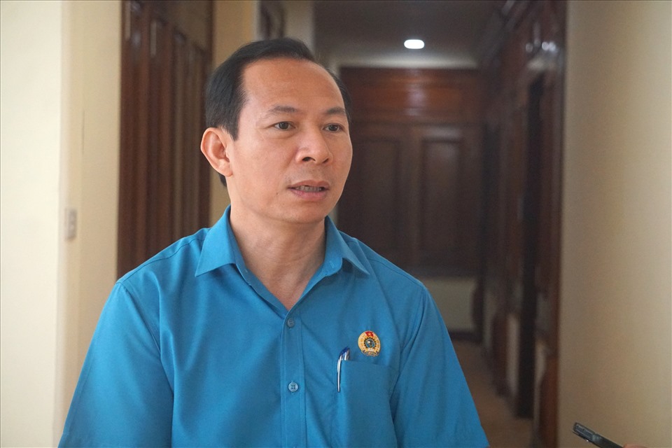 Ông Võ Mạnh Sơn - Chủ tịch LĐLĐ tỉnh Thanh Hóa. Ảnh: Q.D