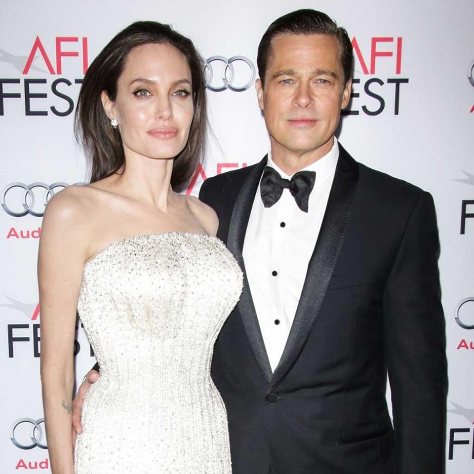 Angelina Jolie và Brad Pitt từng là cặp đôi đẹp của Hollywood. Ảnh: Xinhua