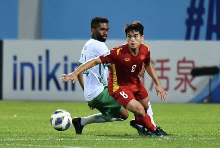 U23 Việt Nam có thêm nhiều bài học sau trận thua U23 Saudi Araboa. Ảnh: VFF