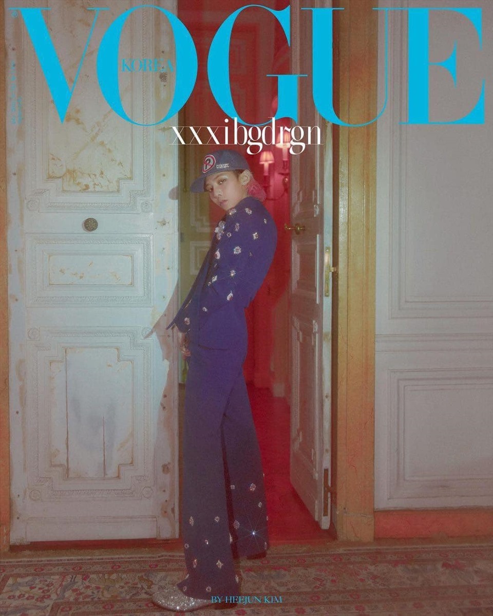 G-Dragon với tạo hình ma mị trên bìa tạp chí Vogue Korea tháng 7. Ảnh: Vogue Korea