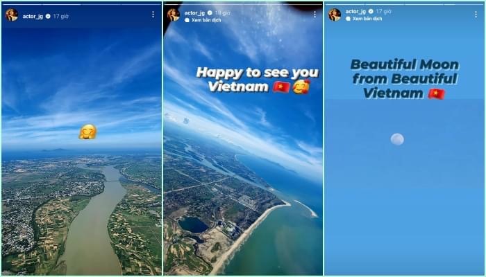 Lee Jun Ki thích thú với phong cảnh Việt Nam. Ảnh: CMH