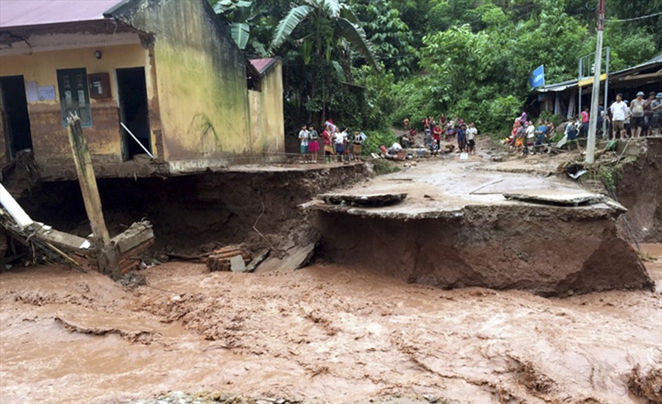 Trận lũ xảy ra tại xã Nậm Nhừ, huyện Nậm Pồ vào tháng 8.2020 gây nhiều thiệt hại về công trình và tài sản.
