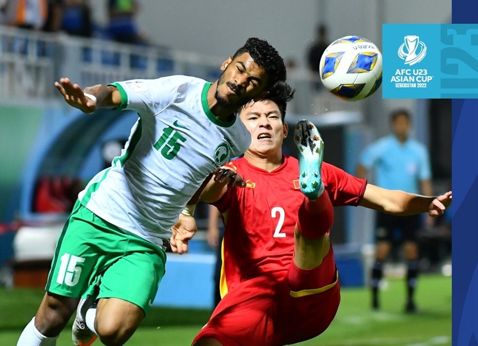 U23 Saudi Arabia thường chơi bùng nổ cuối hiệp 1 và giữa hiệp 2. Ảnh: AFC