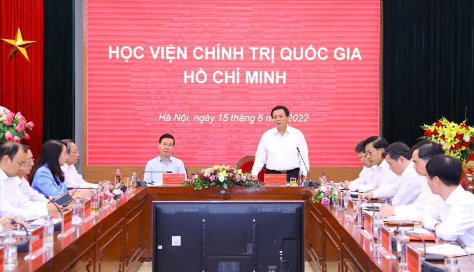 GS.TS Nguyễn Xuân Thắng - Uỷ viên Bộ Chính trị, Giám đốc Học viện Chính trị Quốc gia Hồ Chí Minh