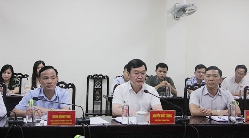Chủ tịch UBND tỉnh Nguyễn Đức Trung kết luận phiên tiếp công dân tháng 6/2022. Ảnh: PT