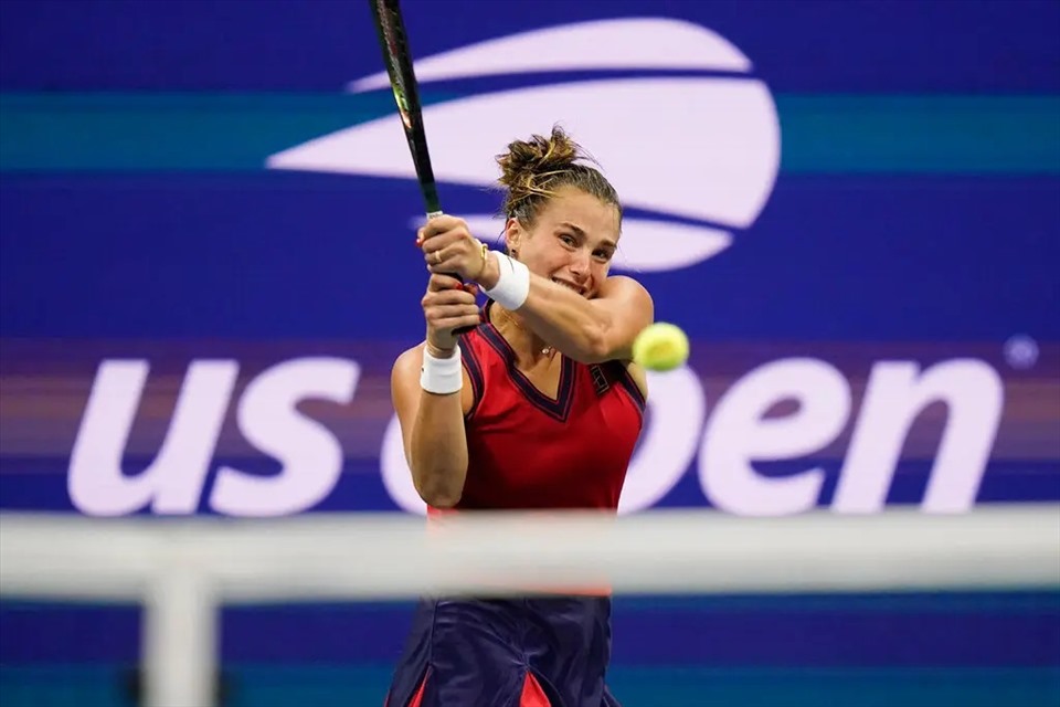 Aryna Sabalenka, tay vợt người Belarus từng vào bán kết đơn nữ US Open 2021. Ảnh: US Open